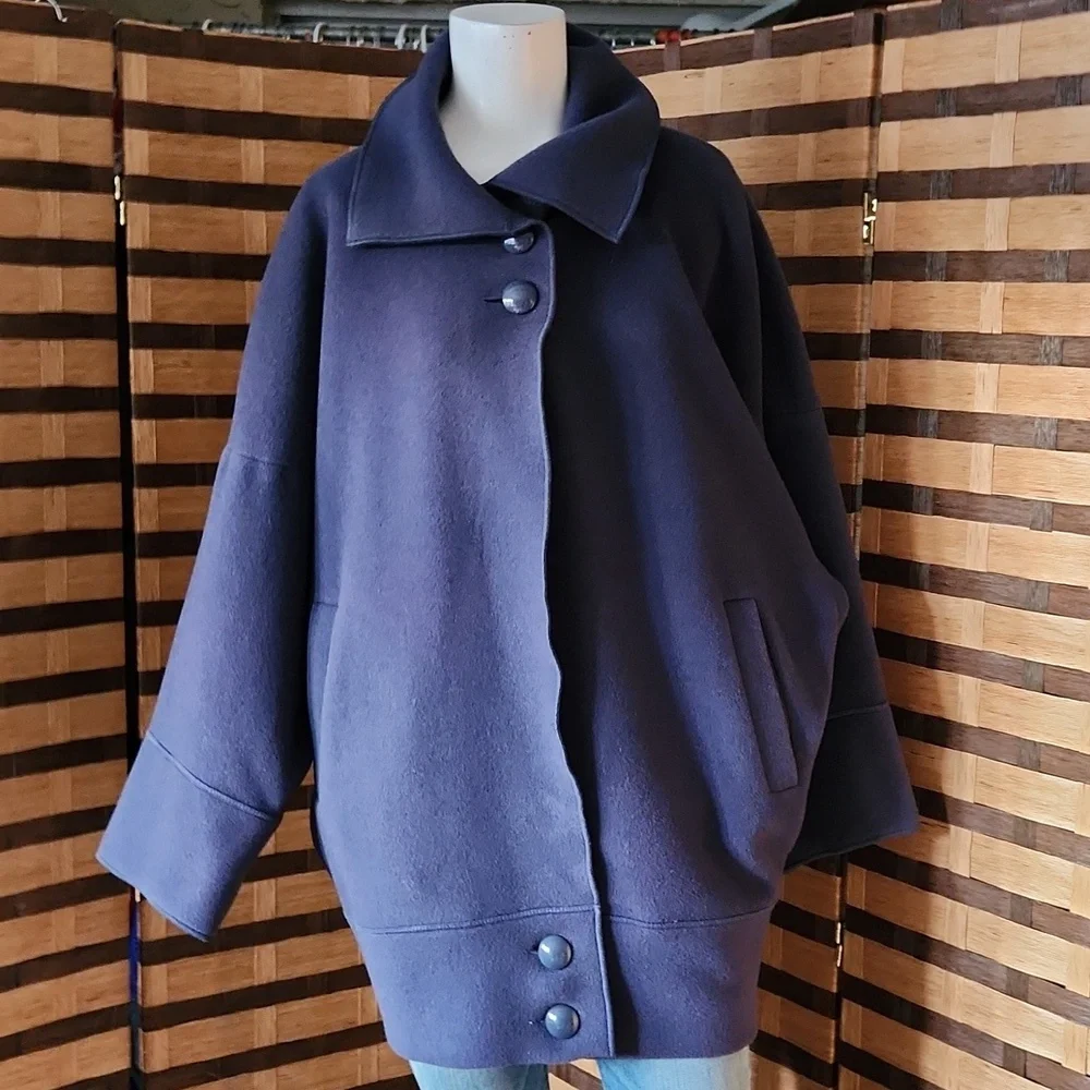 Merle Chicago vintage wool coat - Picture 1 of 9